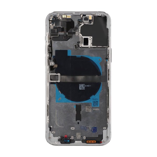 iPhone 13 Pro Max bakside med komplett ramme OEM - Silver