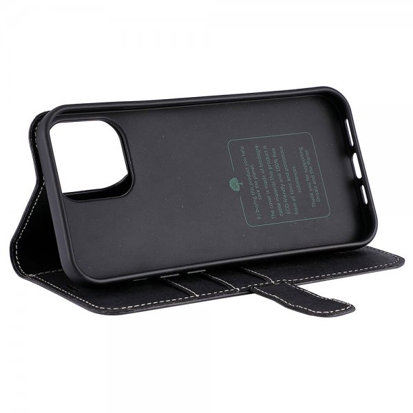 Onsala iPhone 13 Pro Max Etui ECO Wallet Svart