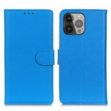 Nordic Covers iPhone 13 Pro Max Etui Litchi Blå