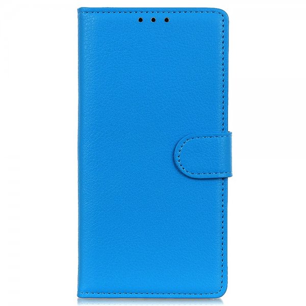 Nordic Covers iPhone 13 Pro Max Etui Litchi Blå