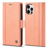 Lc.Imeeke iPhone 13 Pro Etui med Kortlomme stativfunksjon Rosa