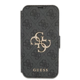 Guess iPhone 13 Pro Max Etui Metal Logo Grå
