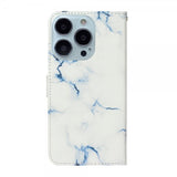 iPhone 13 Pro Max Etui Motiv Vit Marmor