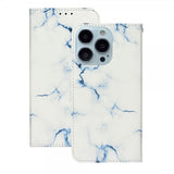 iPhone 13 Pro Max Etui Motiv Vit Marmor