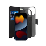 Puro iPhone 13 Pro Max Etui Wallet Detachable 2 in 1 Svart