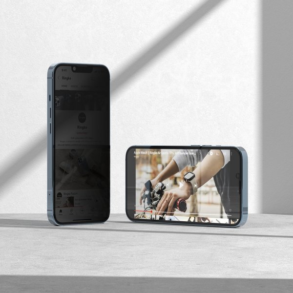 Ringke iPhone 13 Pro Max/iPhone 14 Plus Skjermbeskytter Privacy Glass