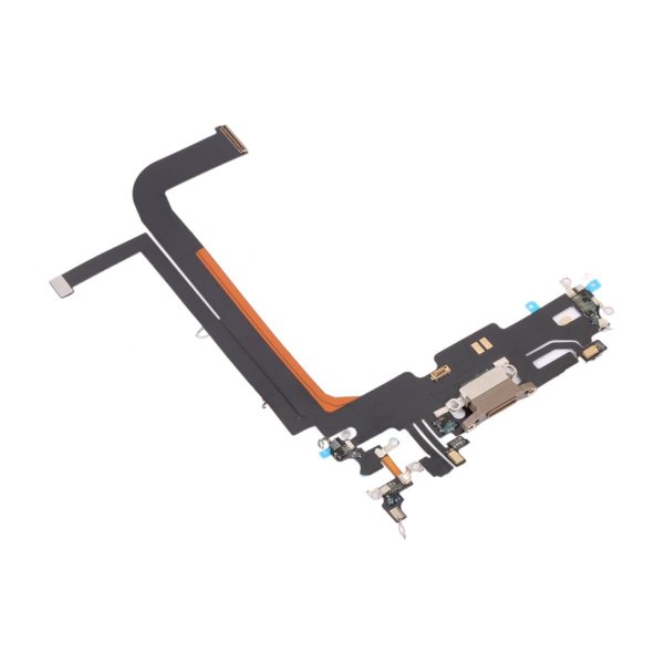 iPhone 13 Pro Max ladekontakt med flexkabel original - gull