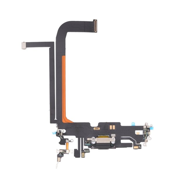 iPhone 13 Pro Max Ladekontakt med flexkabel Original - Svart