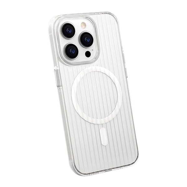 iPhone 13 Pro Max Deksel Korrugerte MagSafe Transparent
