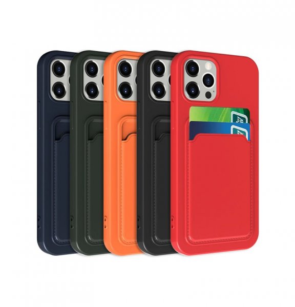 iPhone 13 Pro Max Deksel Kortholder Rød