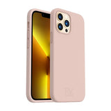 Rvelon iPhone 13 Pro Max Deksel Silikon Sandrosa
