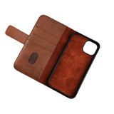 Rvelon iPhone 13 Pro Max Etui Ekte Skinn Brun