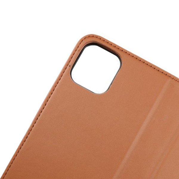 Rvelon iPhone 13 Pro Max Etui Detachable Wallet Case Brun