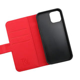 Rvelon iPhone 13 Pro Max Etui Detachable Wallet Case Rød