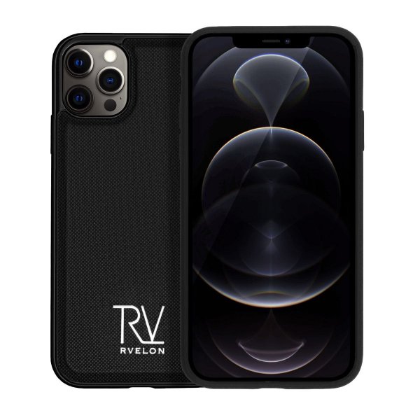 Rvelon iPhone 13 Pro Max Etui Detachable Wallet Case Svart
