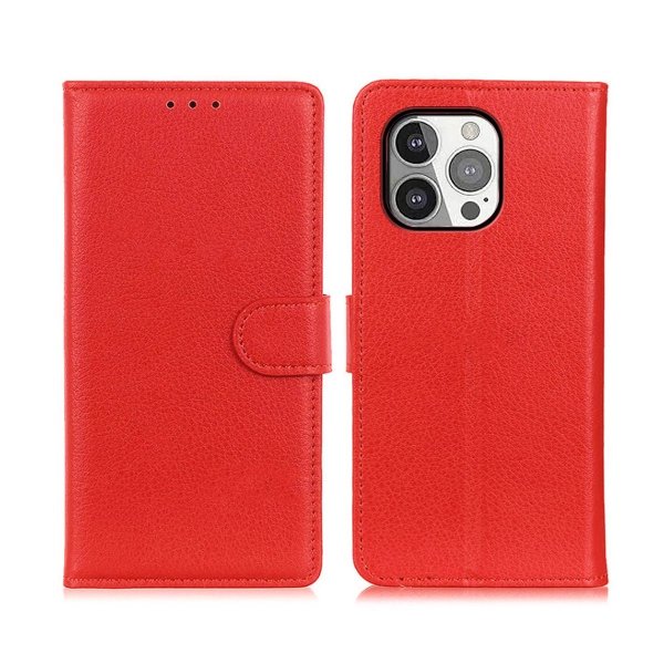 iPhone 13 Pro Max Etui med Stativ Rød