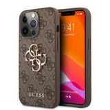 Guess iPhone 13 Pro Max Deksel Big Logo Brun