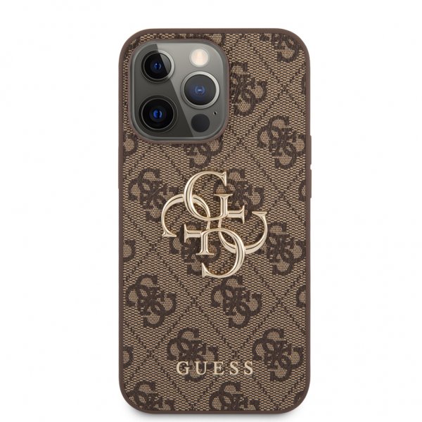 Guess iPhone 13 Pro Max Deksel Big Logo Brun