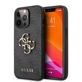 Guess iPhone 13 Pro Max Deksel Big Logo Grå