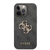 Guess iPhone 13 Pro Max Deksel Big Logo Grå