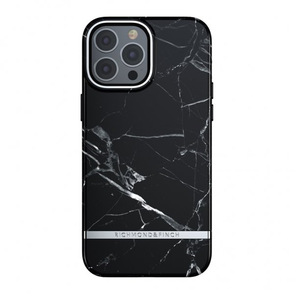 Richmond & Finch iPhone 13 Pro Max Deksel Black Marble