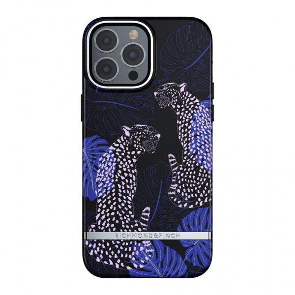 Richmond & Finch iPhone 13 Pro Max Deksel Blue Cheetah
