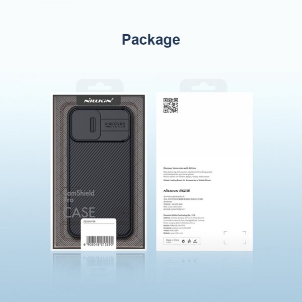 Nillkin iPhone 13 Pro Max Deksel CamShield Pro Svart