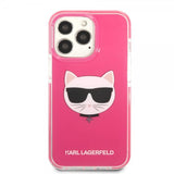 Karl Lagerfeld iPhone 13 Pro Max Deksel Choupette Fuchsia