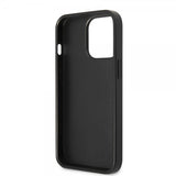 Guess iPhone 13 Pro Max Deksel Double Cardslot Metal Triangle Svart