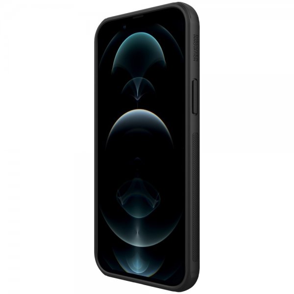 Nillkin iPhone 13 Pro Max Deksel Frosted Shield Logo Cutout Svart