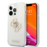 Guess iPhone 13 Pro Max Deksel Full Glitter Transparent