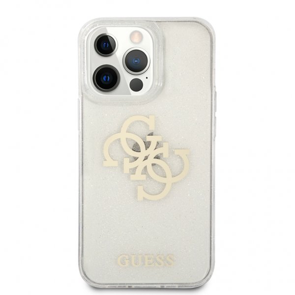 Guess iPhone 13 Pro Max Deksel Full Glitter Transparent