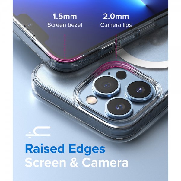 Ringke iPhone 13 Pro Max Deksel Fusion Magnetic MagSafe Matte Clear