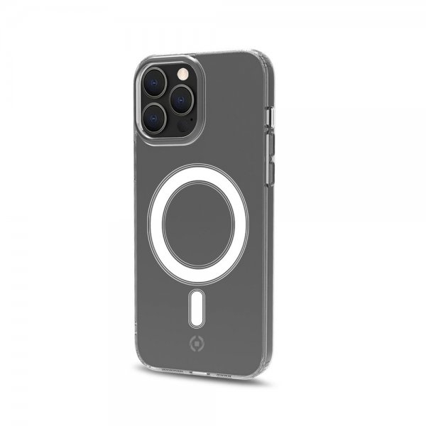 Celly iPhone 13 Pro Max Deksel GELSKINMAG MagSafe Transparent