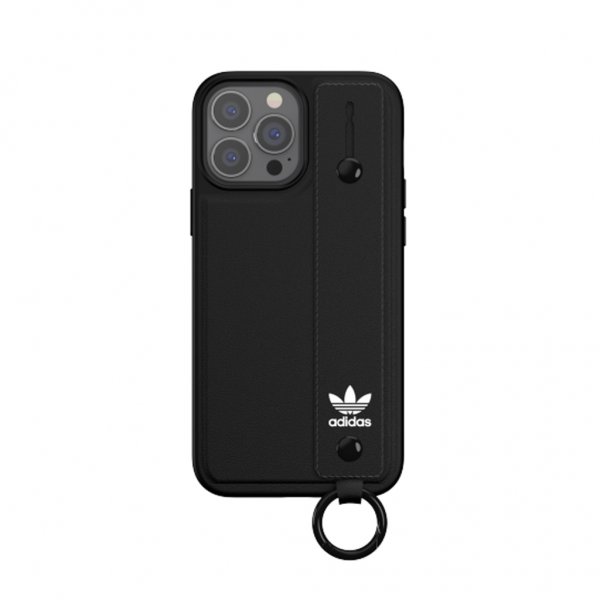 Adidas iPhone 13 Pro Max Deksel Hand Strap Case Svart