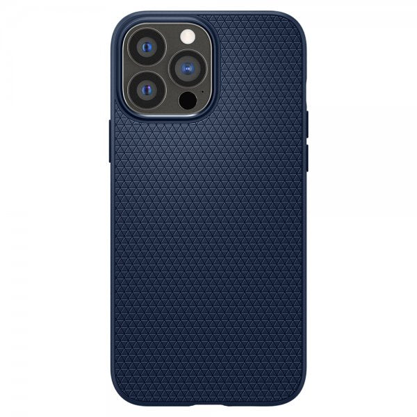 Spigen iPhone 13 Pro Max Deksel Liquid Air Navy Blue
