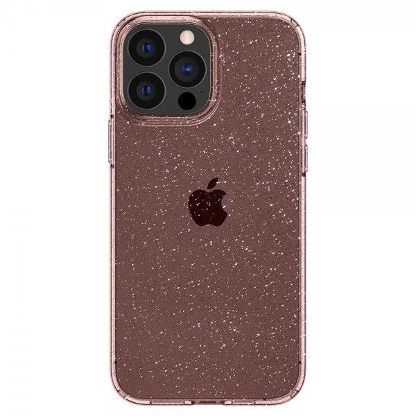 Spigen iPhone 13 Pro Max Deksel Liquid Crystal Glitter Rose Quartz