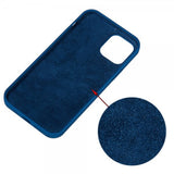 iPhone 13 Pro Max Deksel Liquid Silicone Blå