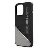 AMG iPhone 13 Pro Max Deksel Liquid Silicone Two Tone Grå