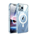 Rvelon iPhone 13 Pro Max Deksel TPU MagSafe Transparent