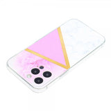 iPhone 13 Pro Max Deksel Marmormønster Rosa
