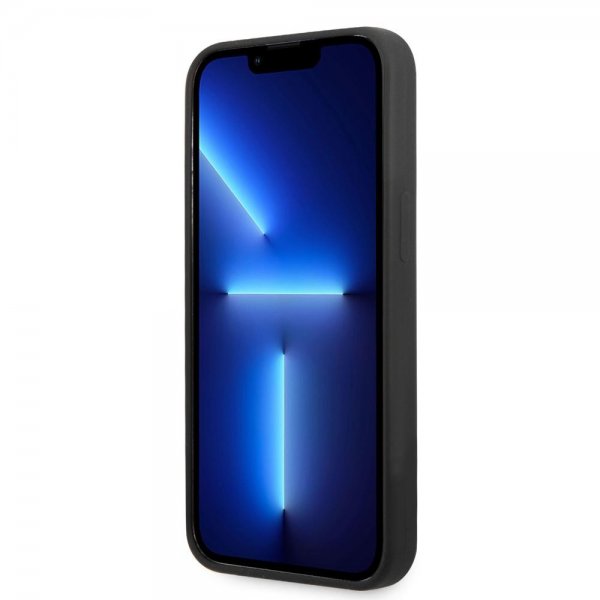 Guess iPhone 13 Pro Max Deksel Metal Triangle Svart