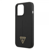 Guess iPhone 13 Pro Max Deksel Metal Triangle Svart
