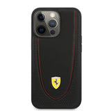 Ferrari iPhone 13 Pro Max Deksel Perforert Svart