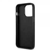 Guess iPhone 13 Pro Max Deksel Printed Stripe Bottom Grå