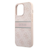 Guess iPhone 13 Pro Max Deksel Printed Stripe Rosa