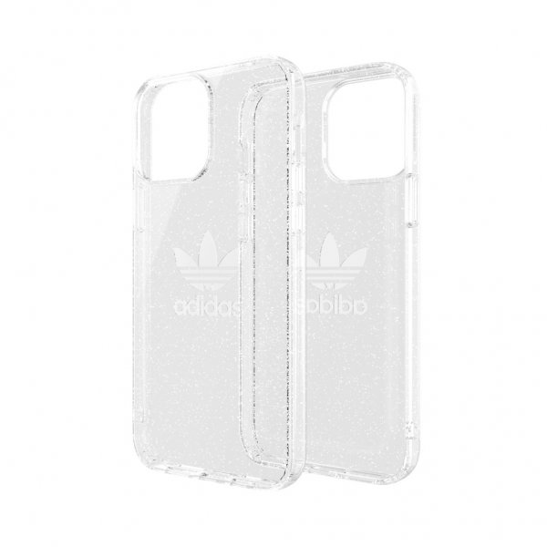 Adidas iPhone 13 Pro Max Deksel Protective Clear Case Glitter Klar