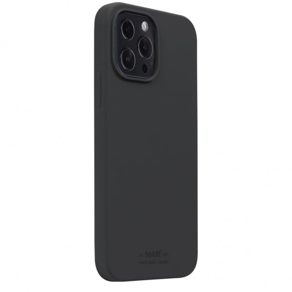 holdit iPhone 13 Pro Max Deksel Silikon Svart