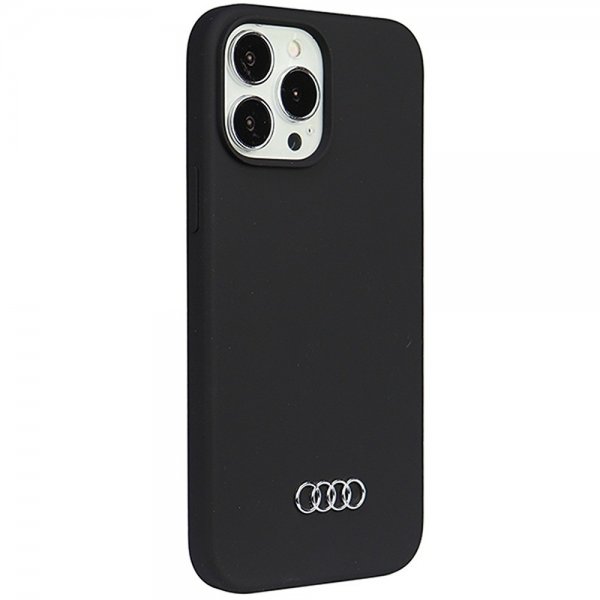 Audi iPhone 13 Pro Max Deksel Silikoni Svart