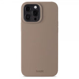 holdit iPhone 13 Pro Max Deksel Silikon Mocha Brown